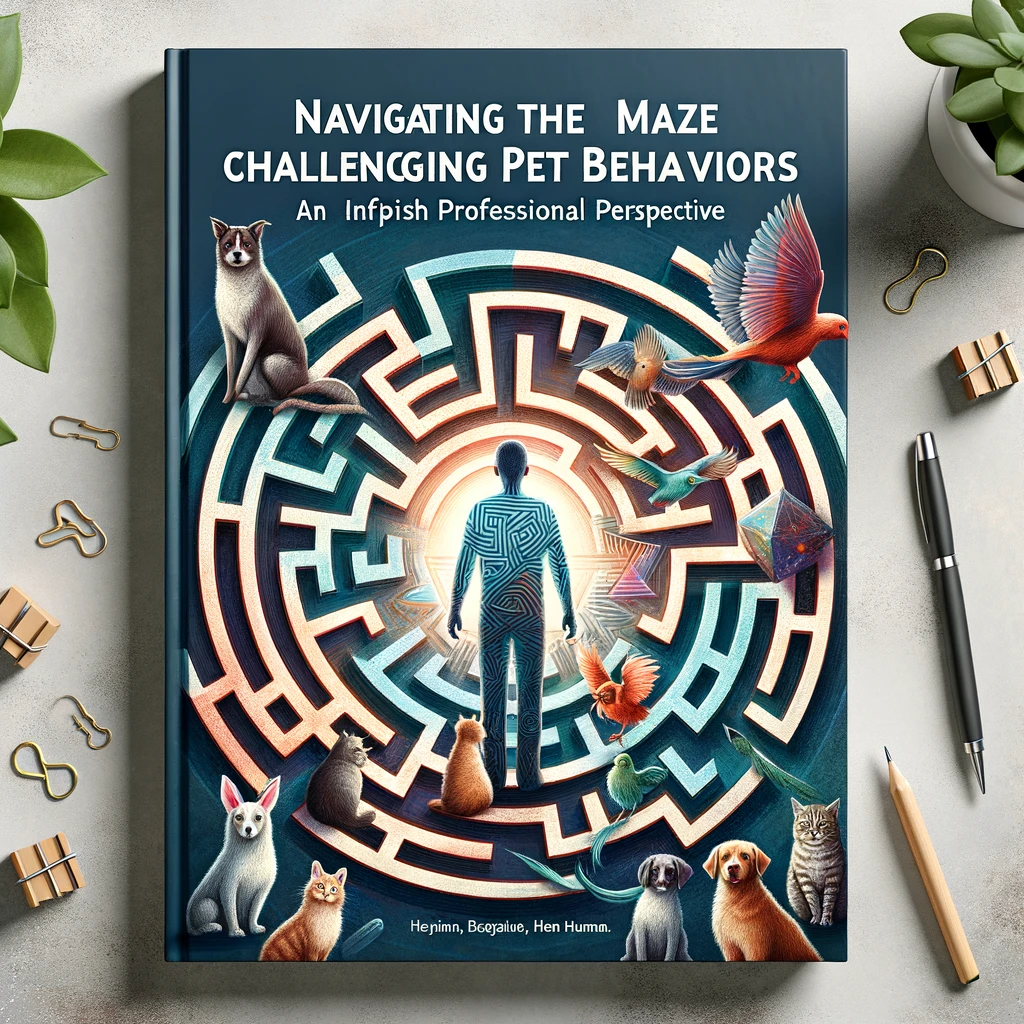 An-insightful-and-sophisticated-cover-image-for-a-guide-titled-Navigating-the-Maze-of-Challenging-Pet-Behaviors